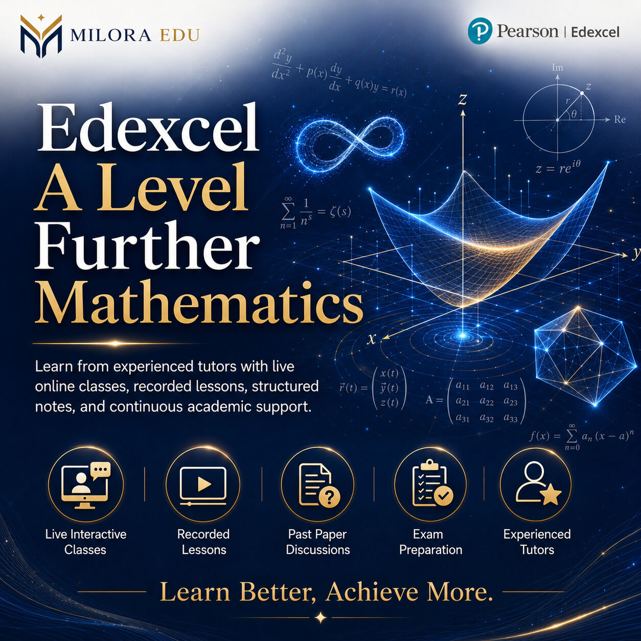 Edexcel A2 Level Further Mathematics course