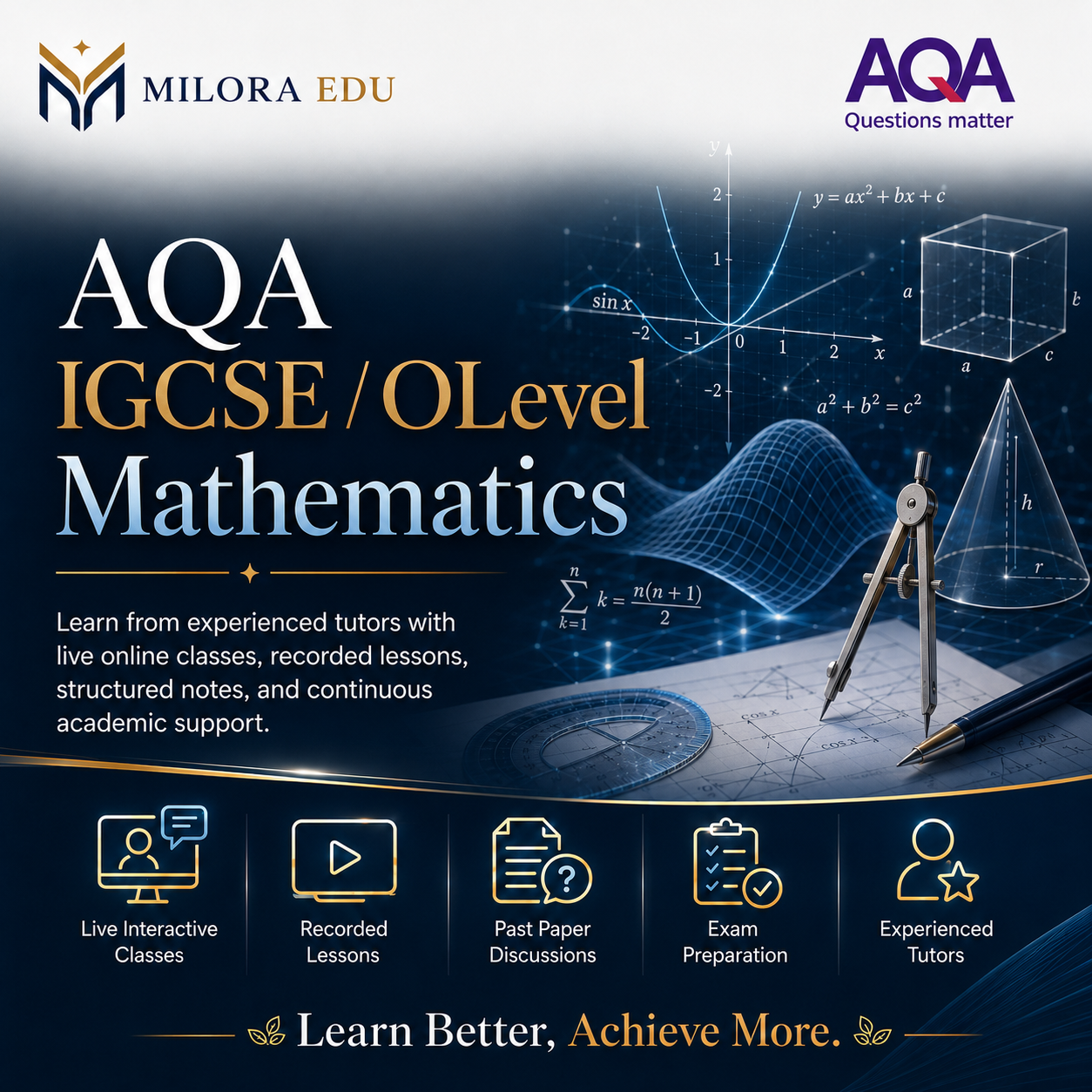 AQA IGCE / O Level Mathematics course