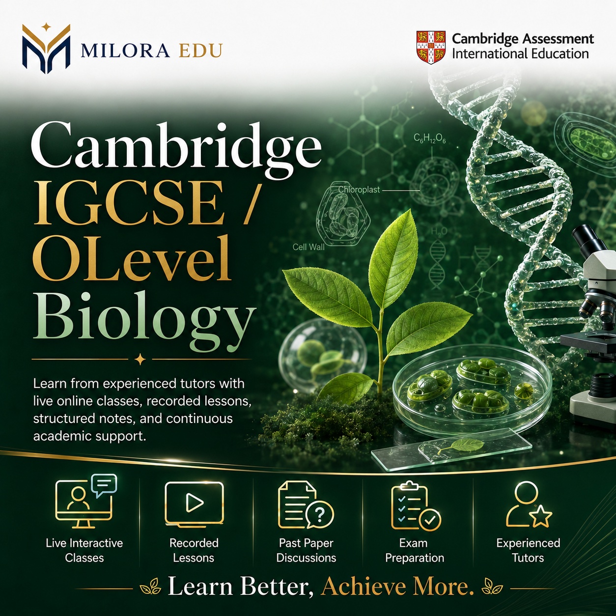 Cambridge IGCSE / O Level Biology course