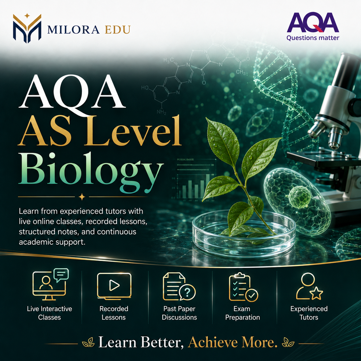 AQA AS Level Biology course