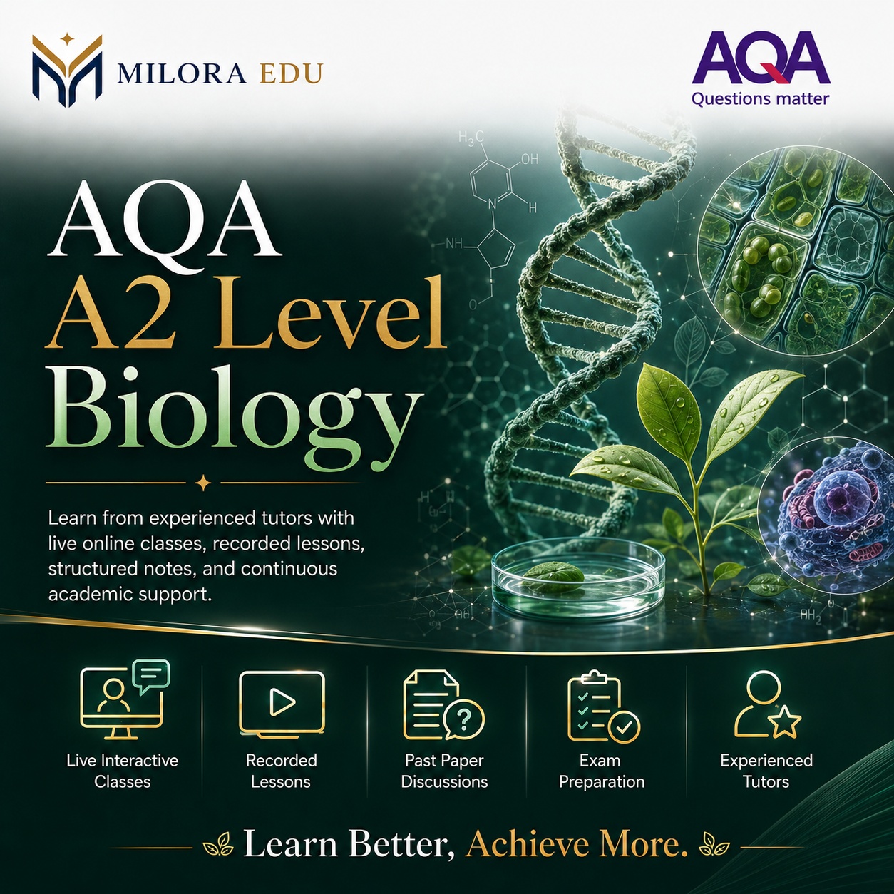 AQA A2 Level Biology course