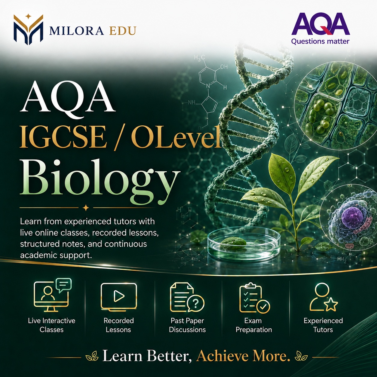 AQA IGCSE / O Level Biology course
