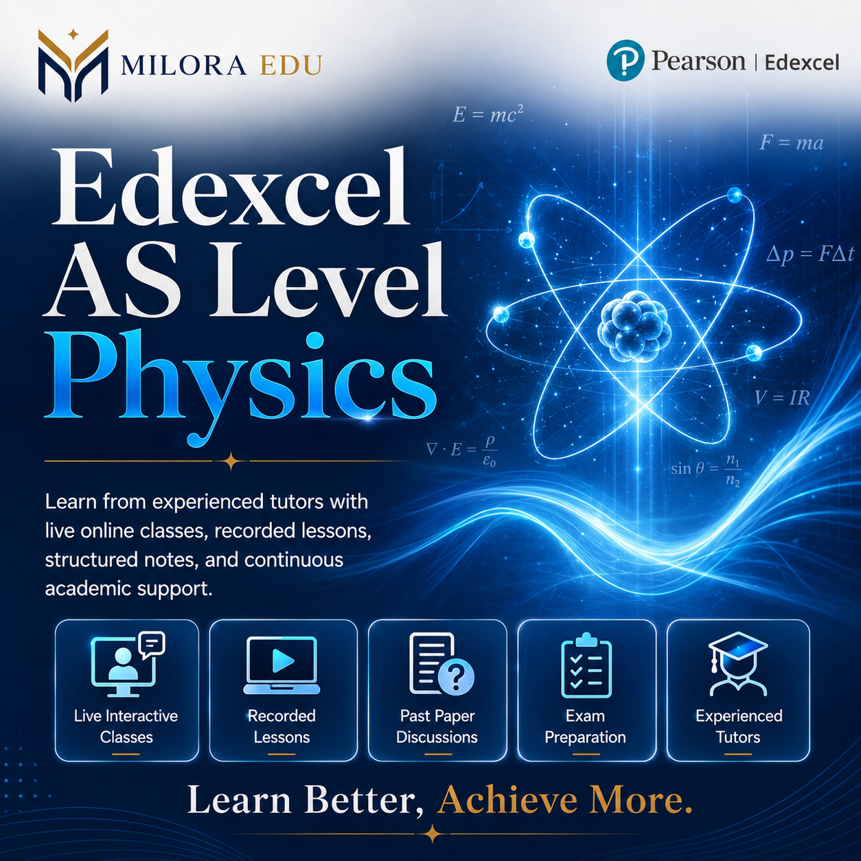 Edexcel AS Level  Physics course