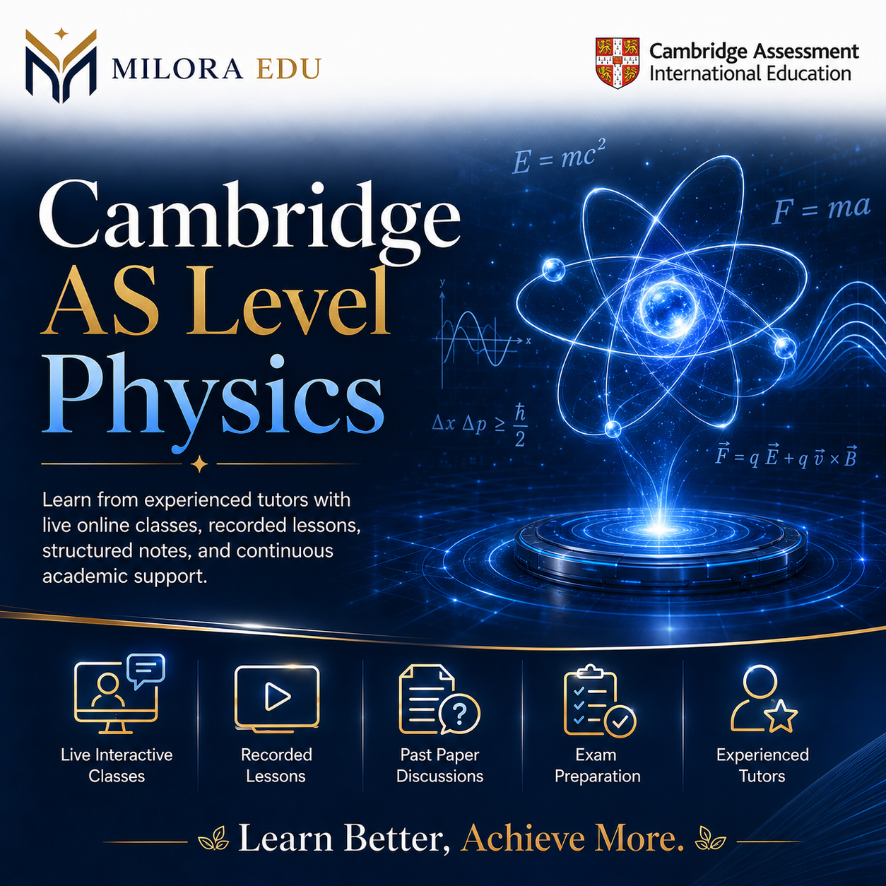 Cambridge AS Level Physics course