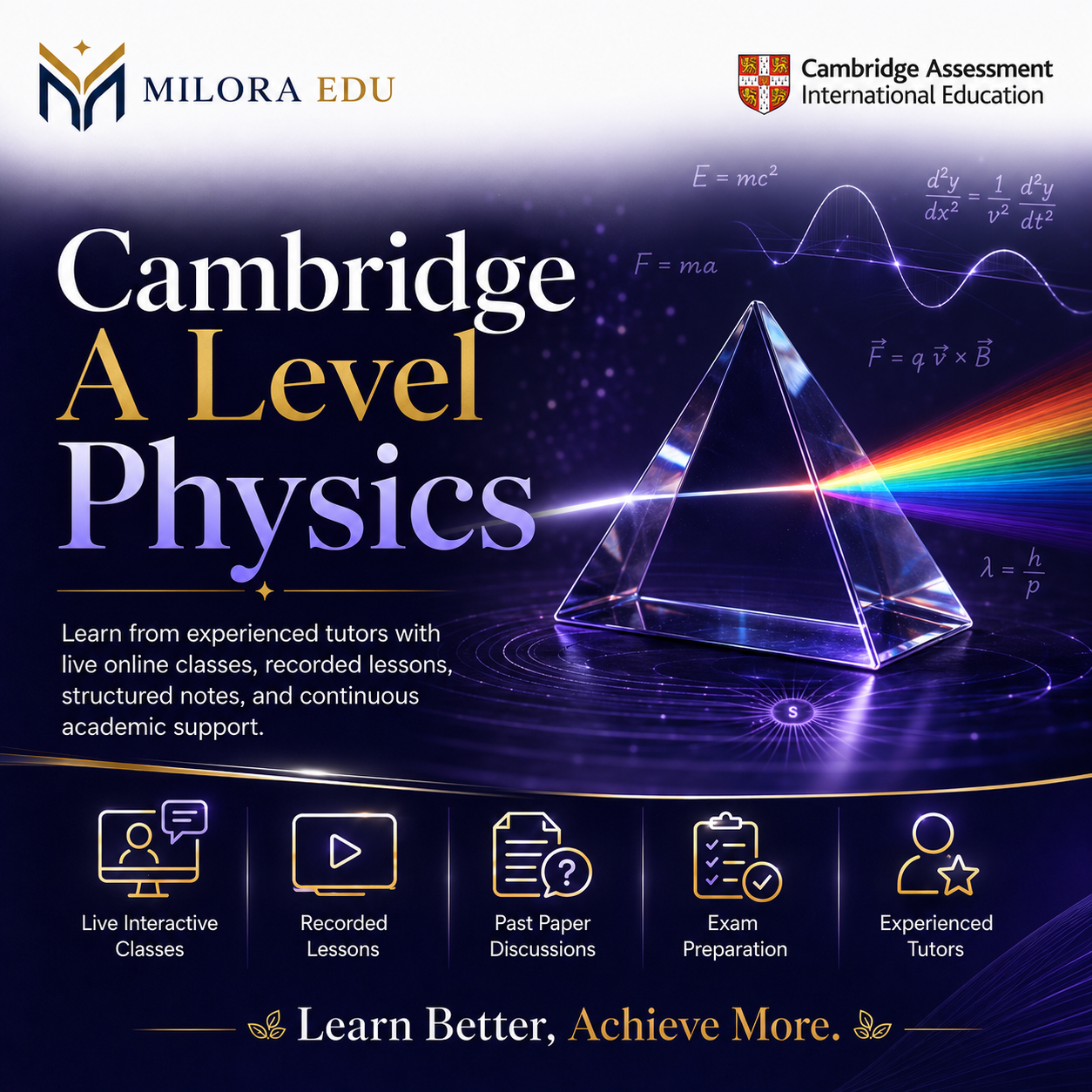 Cambridge A2 Level Physics course