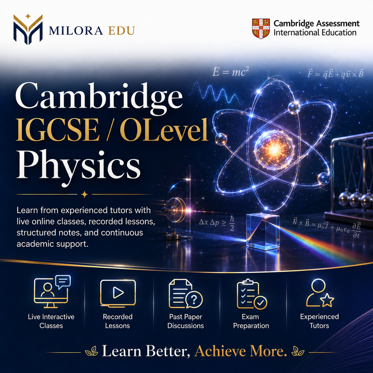 Cambridge IGCSE / O Level Physics course