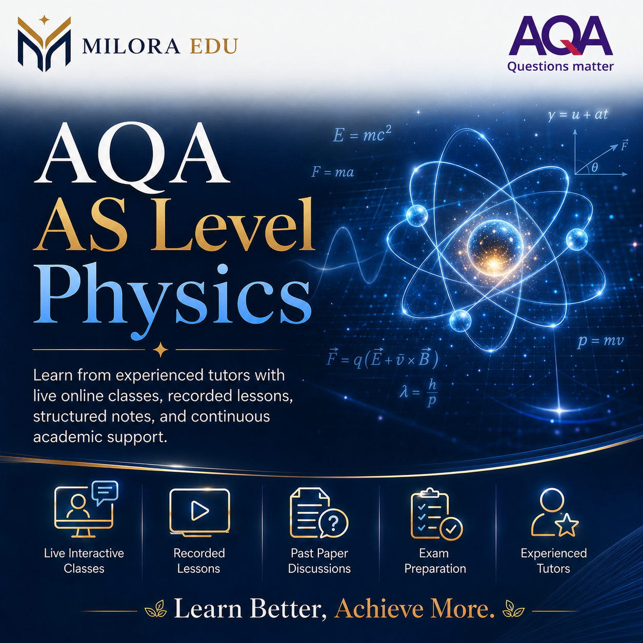 AQA AS Level Physics course
