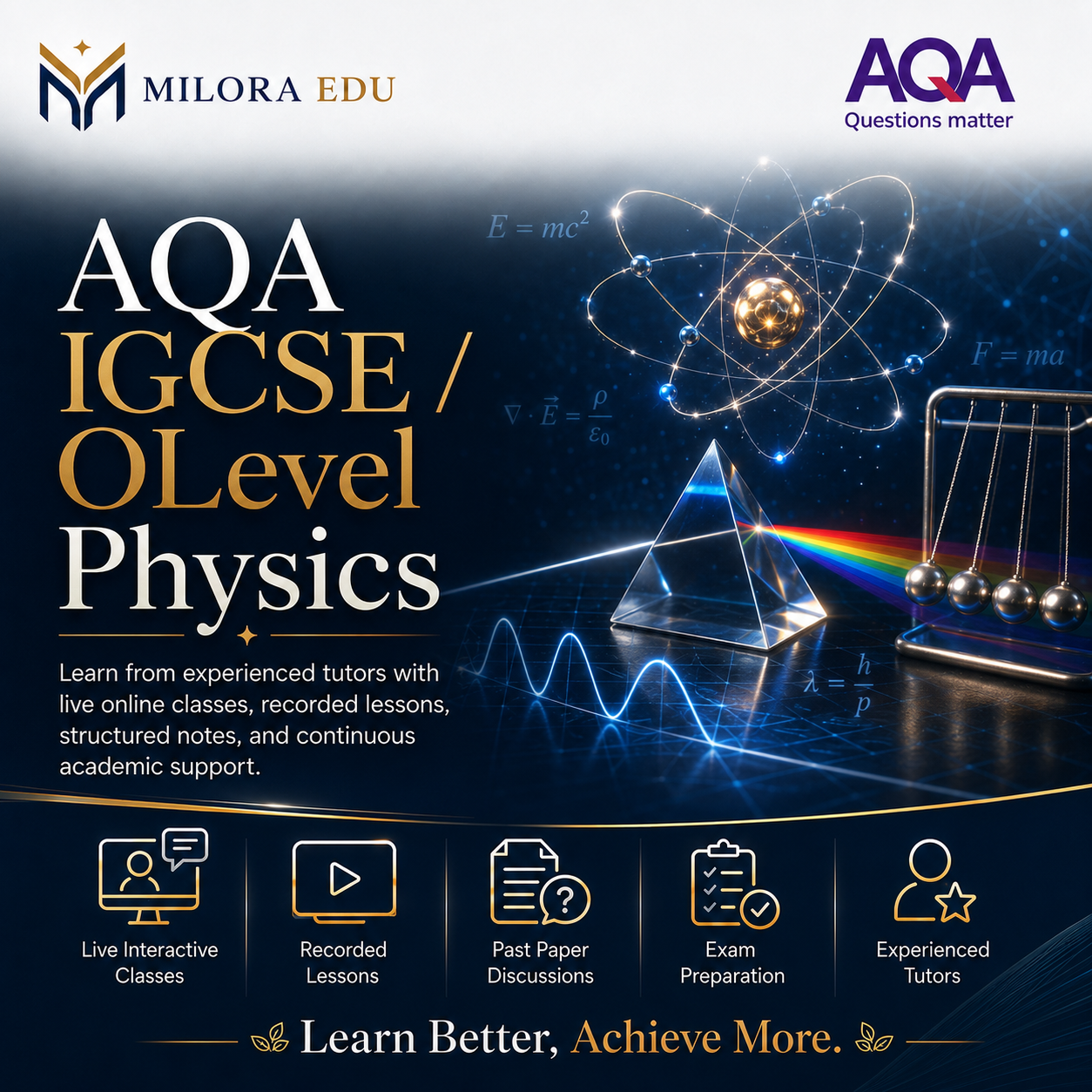 AQA IGCSE / O Level Physics course